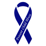 Prevent child abuse ribbon